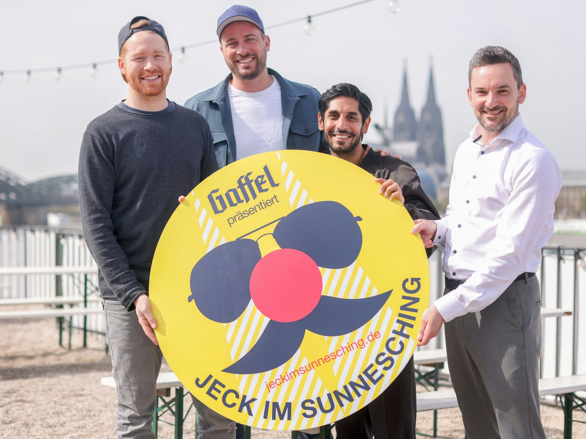 Fototermin zur Pressekonferenz Jeck im Sunnesching för Pänz.