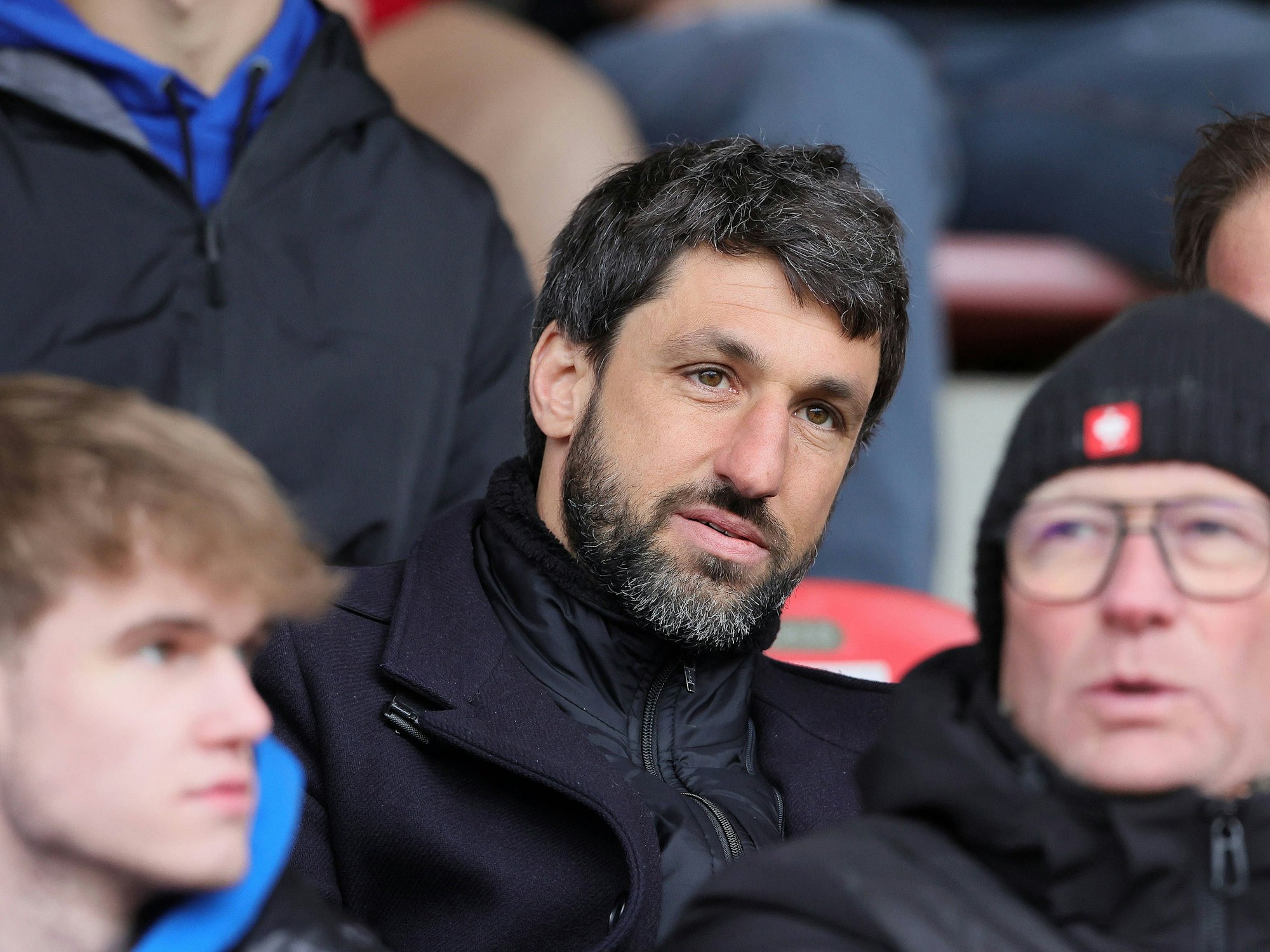 Thomas Broich schaut sich das DFB Pokal Halbfinale zwischen 1.FC Köln U19 und Hertha BSC U19 an.