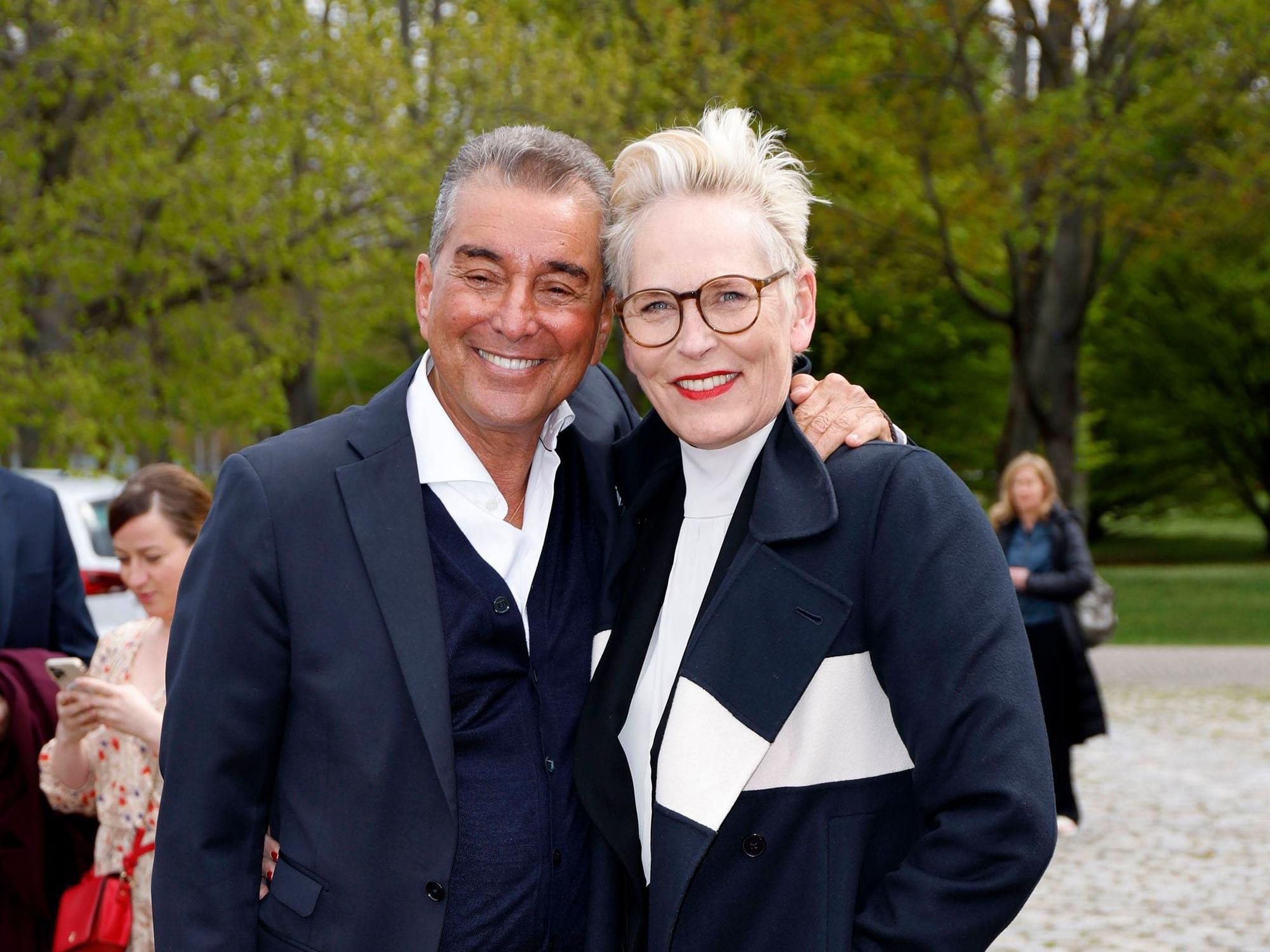 Michel Friedman mit Ehefrau Bärbel Schäfer 2023
