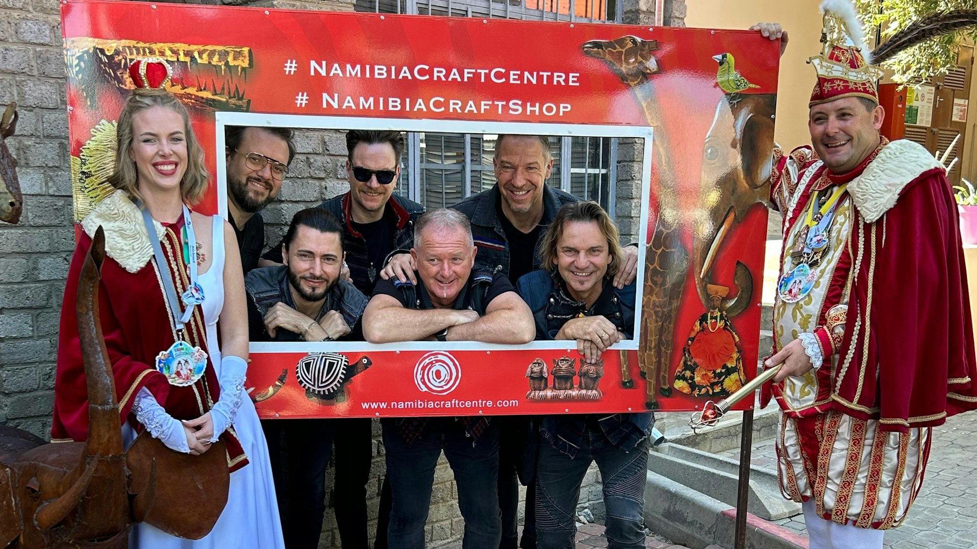 Die Höhner in Namibia.