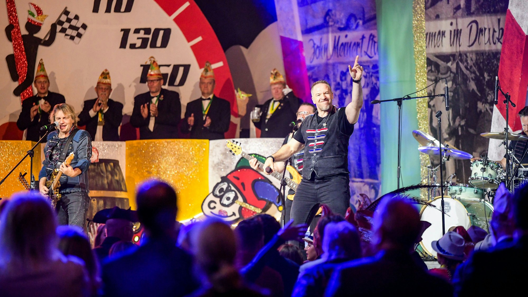 Höhner beim Auftritt in Namibia.