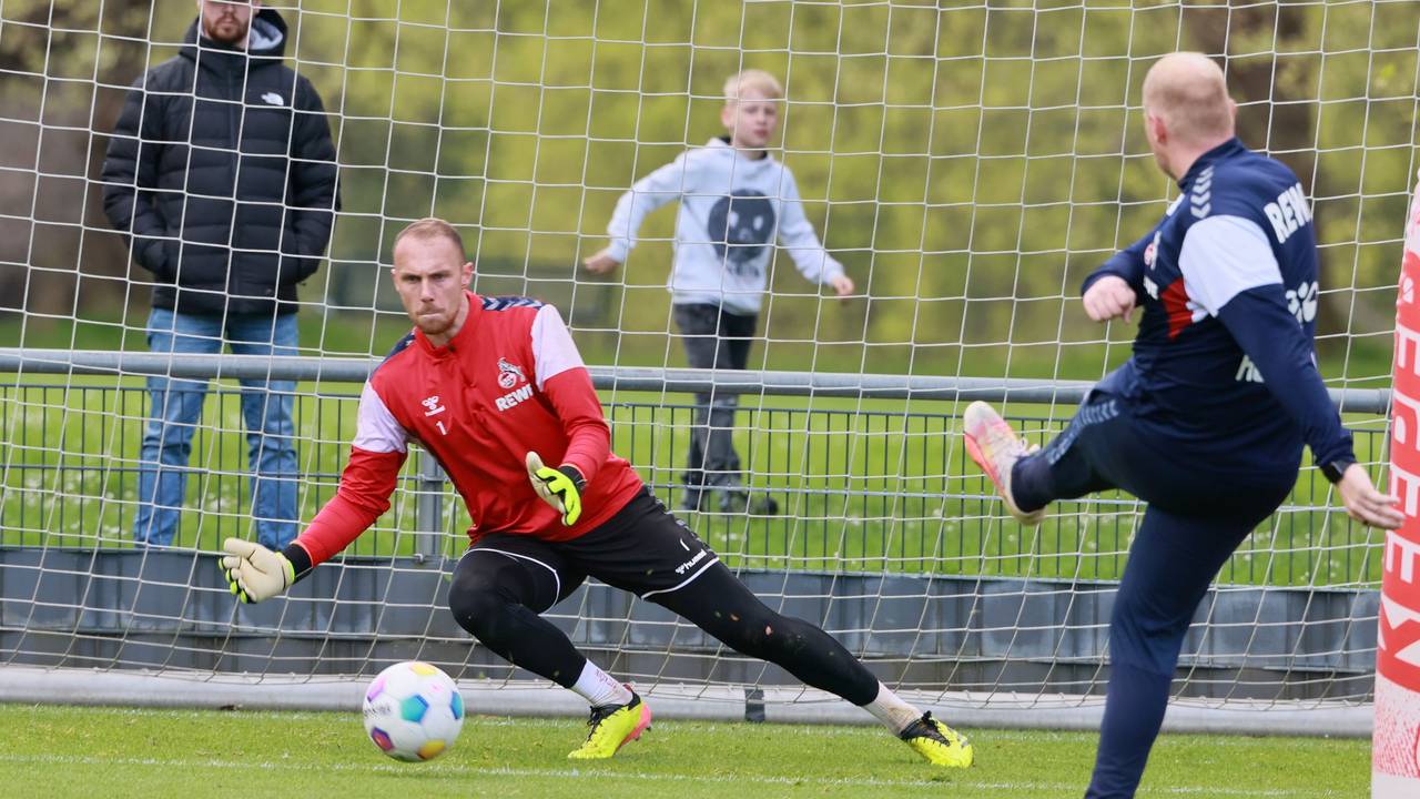 1. FC Köln, Training mit Marvin Schwäbe