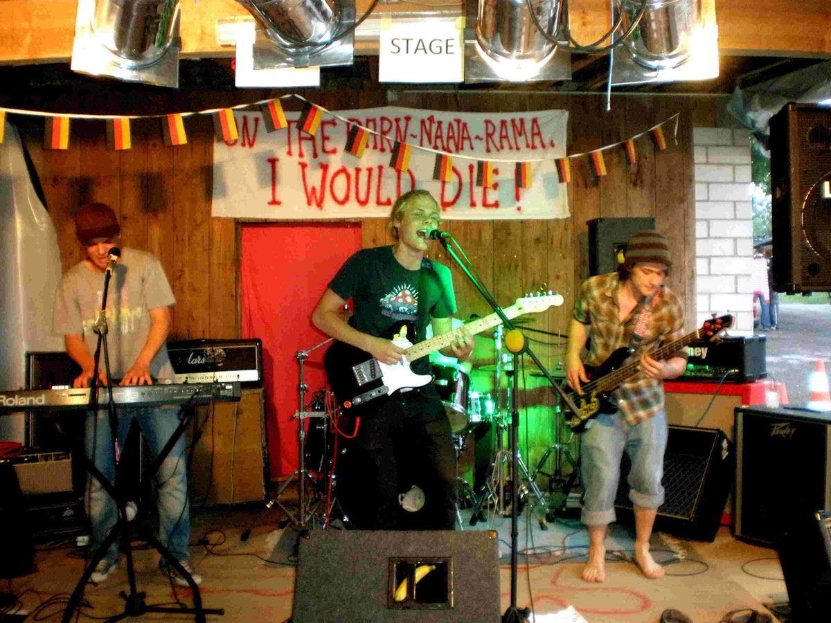 Dominik Schönenborn, Oliver Niesen und Kevin Wittwer als Cat Ballou.