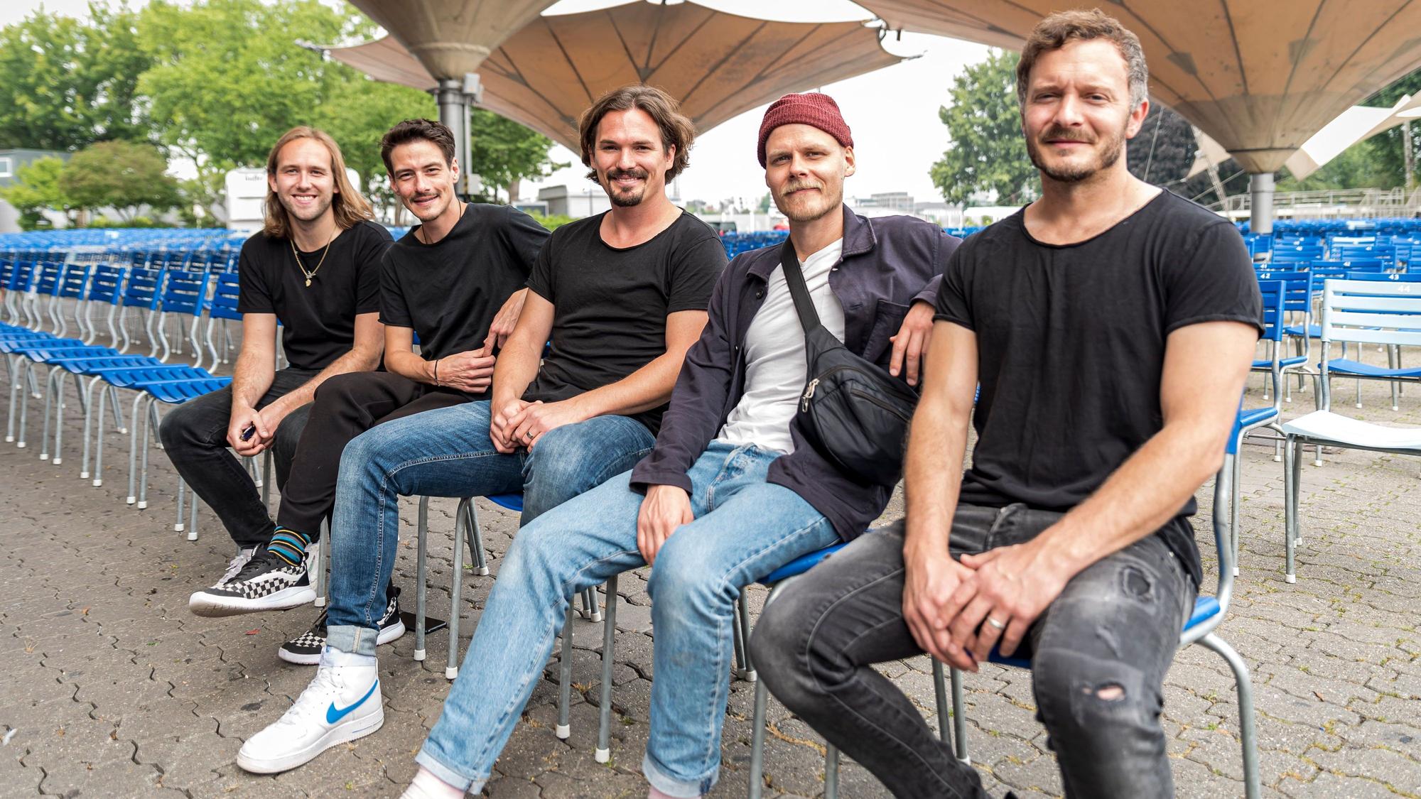 Die Popband Cat Ballou im Tanzbrunnen.