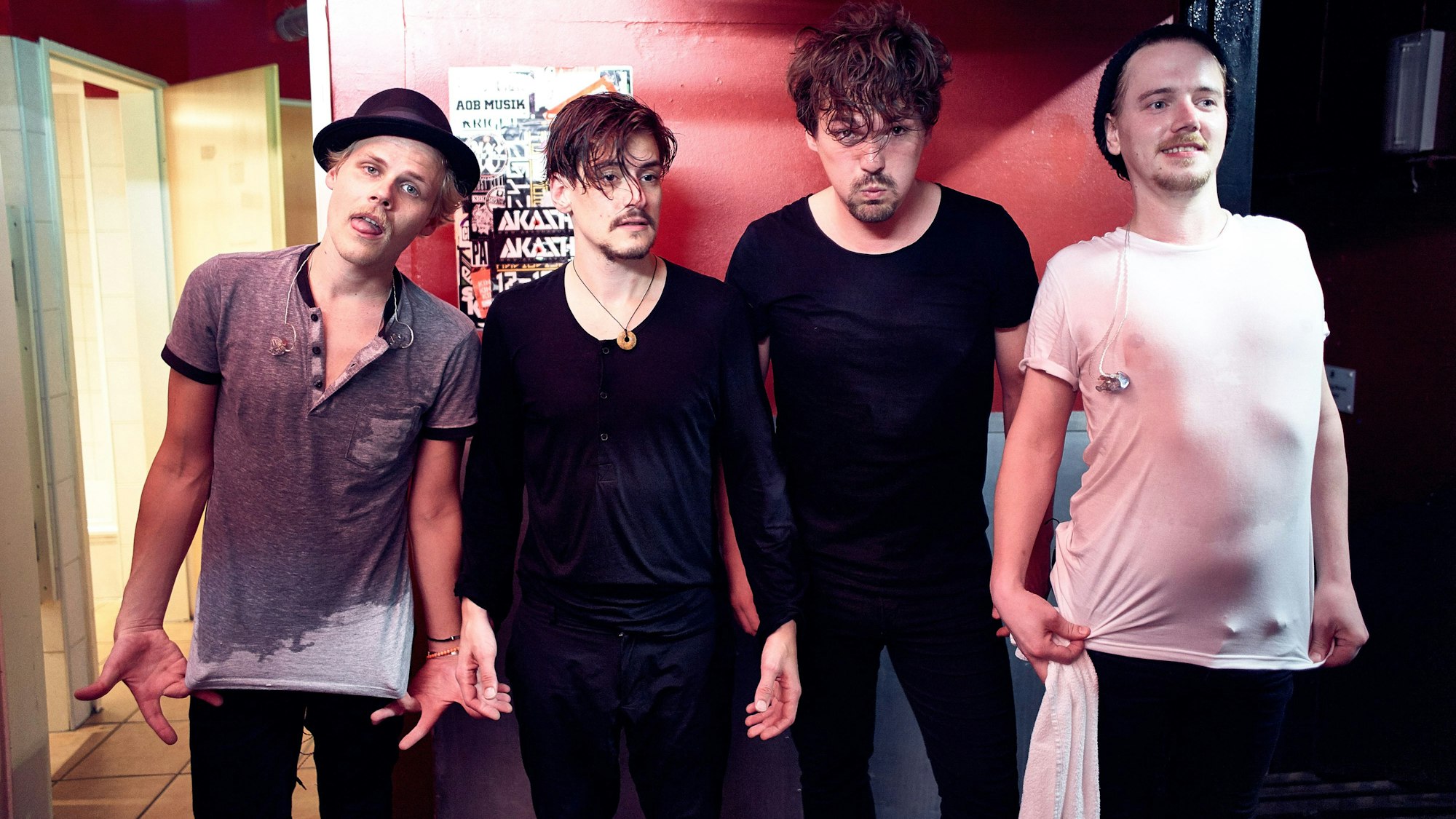 Oliver Niesen, Kevin Wittwer, Dominik Schönenborn und Michael Kraus (v.l.) von Cat Ballou.