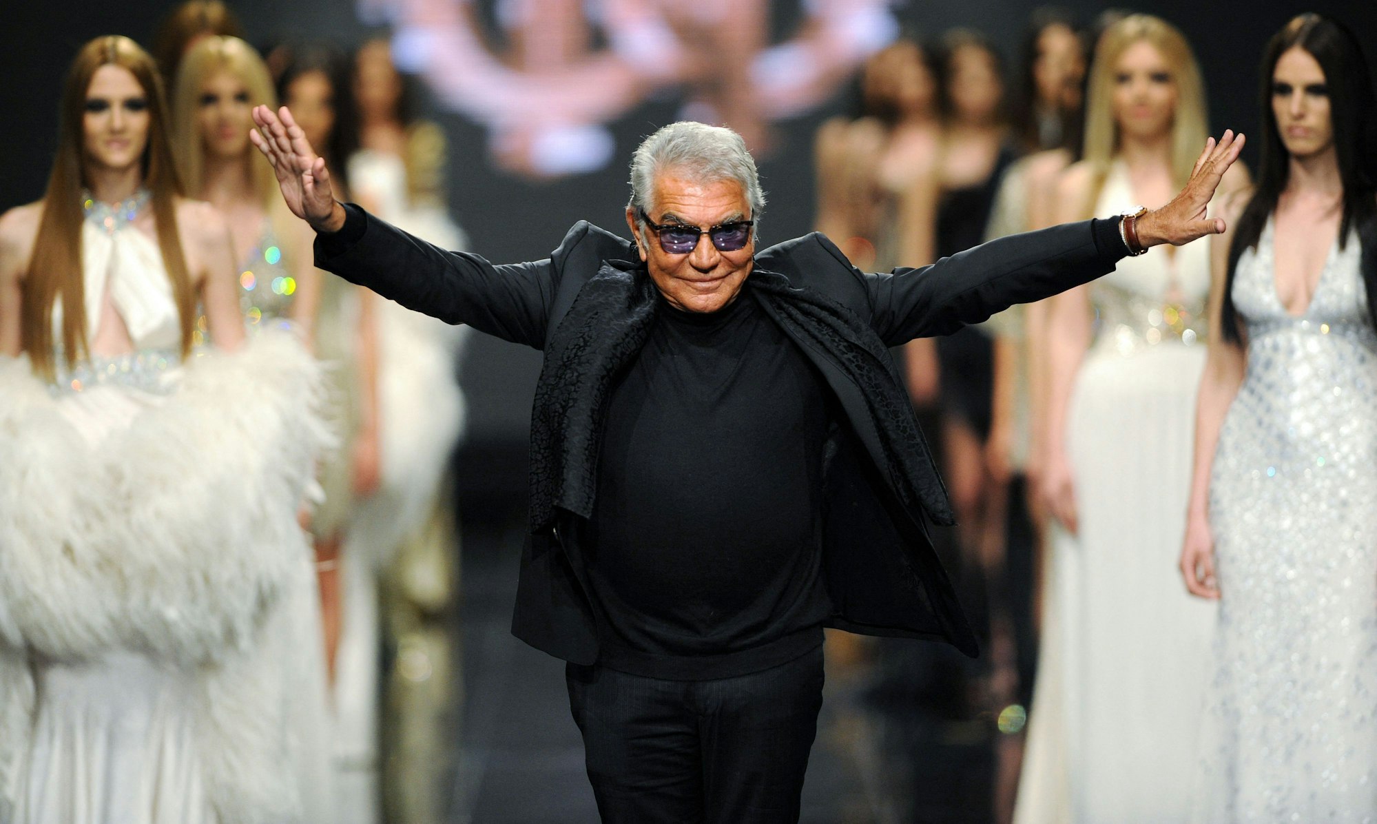 Roberto Cavalli bei einer Modenschau am 10. Juni 2023 in Montenegro.