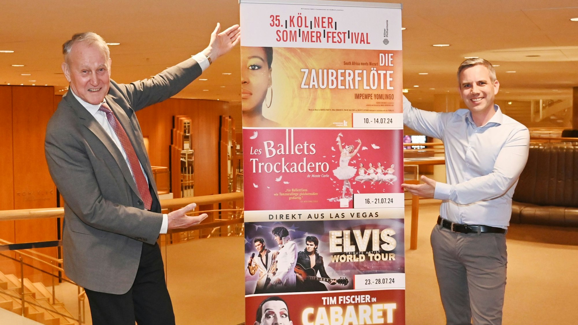 Programmvorstellung 35. Kölner Sommerfestival in der Kölner Philharmonie.