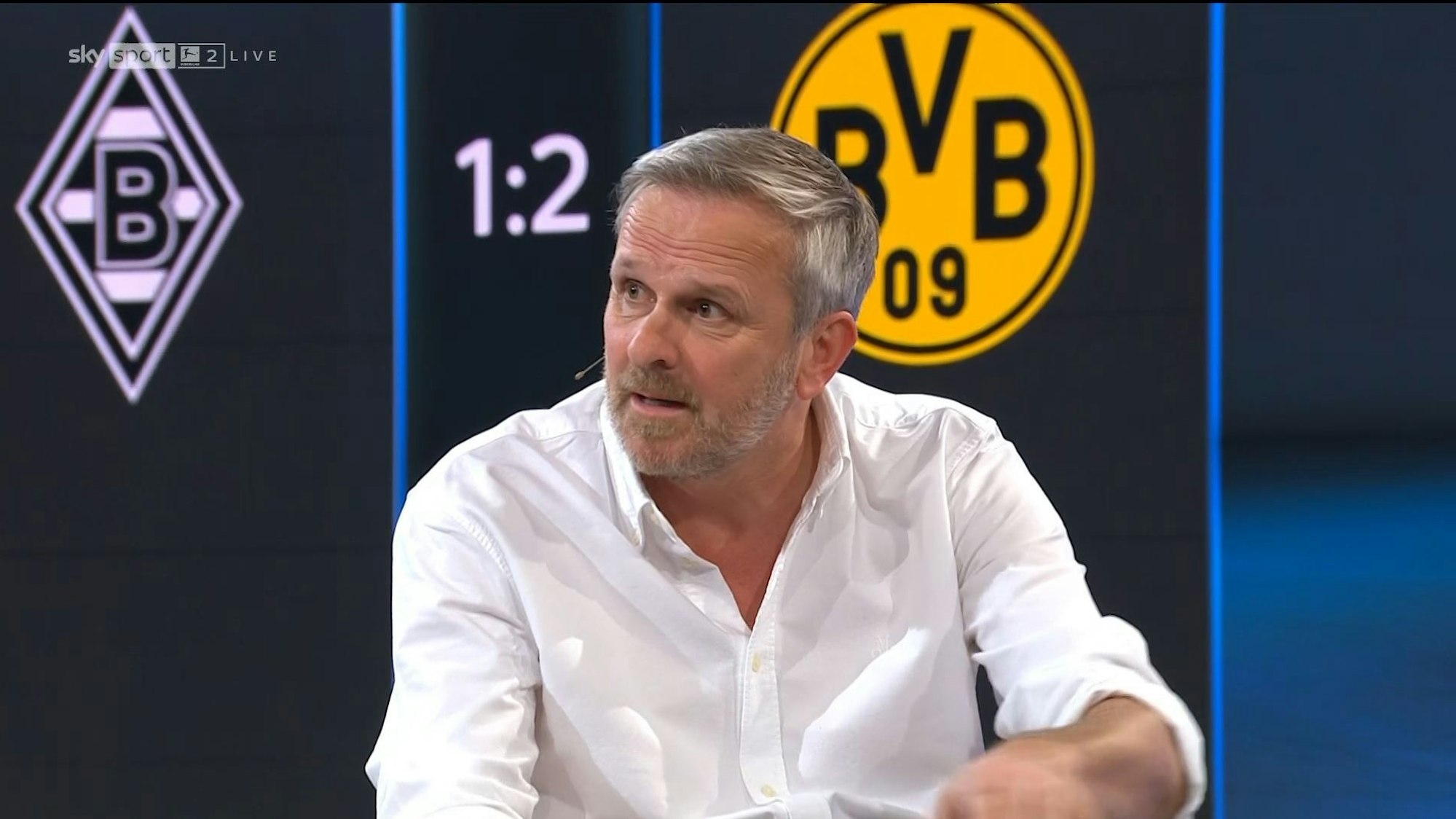 Dietmar Hamann spricht bei der Sky-Sendung „Alle Spiele, alle Tore“.