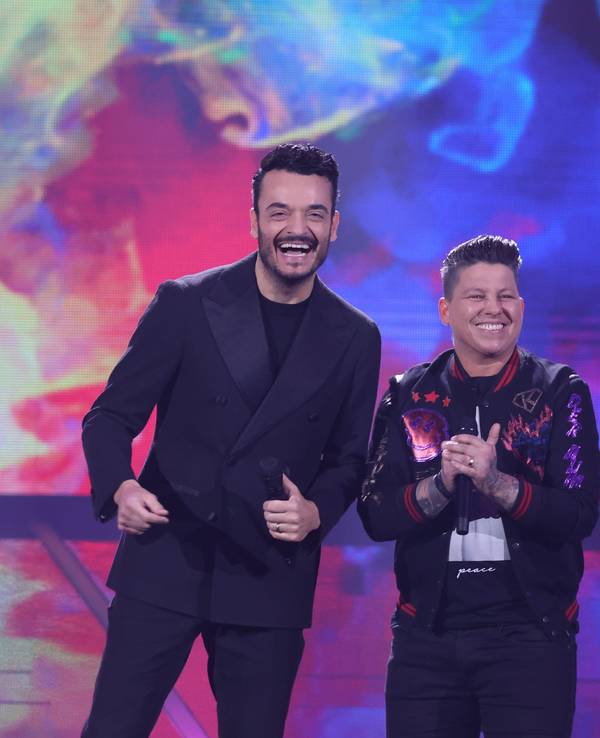 Giovanni Zarrella und Kerstin Ott treten bei der "Bild"-Spendengala "Ein Herz für Kinder" auf.