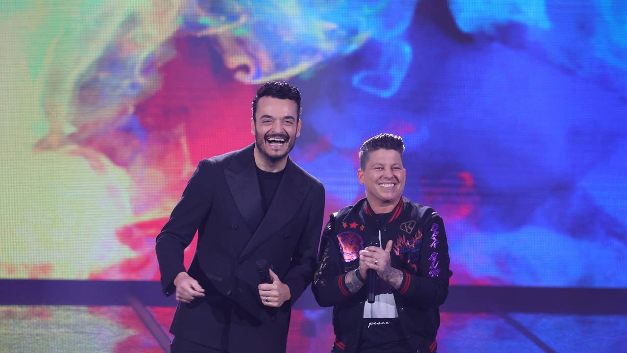Giovanni Zarrella und Kerstin Ott treten bei der "Bild"-Spendengala "Ein Herz für Kinder" auf.