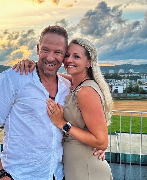 Patrick Lück von den Höhnern mit Frau Michelle.