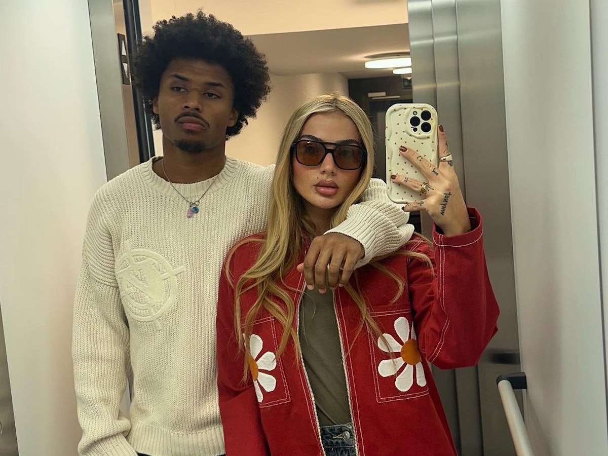 Karim Adeyemi mit seiner Freundin Loredana.