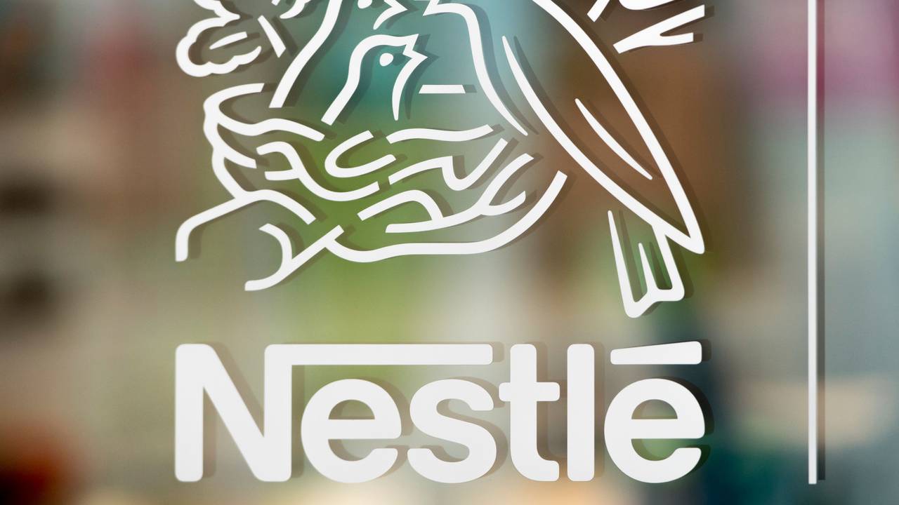 Das Logo von Nestlé.