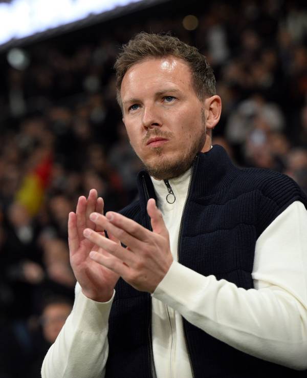 Deutschlands Bundestrainer Julian Nagelsmann vor dem Spiel.