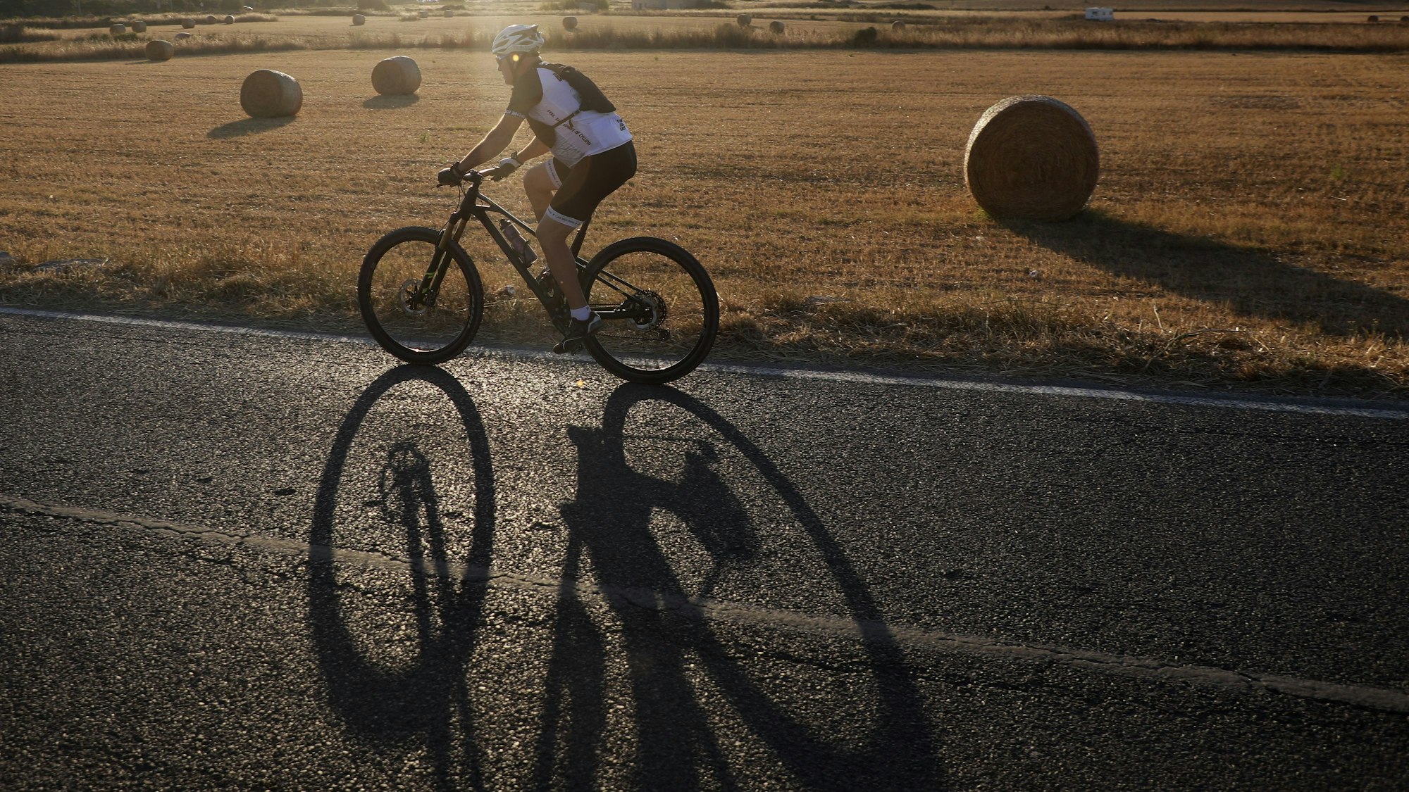 Radfahrer auf Mallorca.