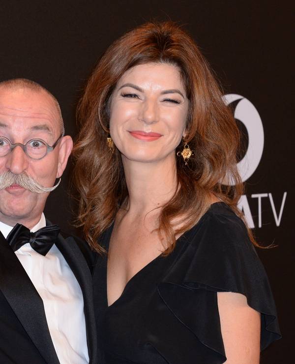 TV-Koch Horst Lichter und seine Frau Nada Lichter kommen zu der Verleihung der 52. Goldene Kamera, hier im März 2017 in Hamburg.