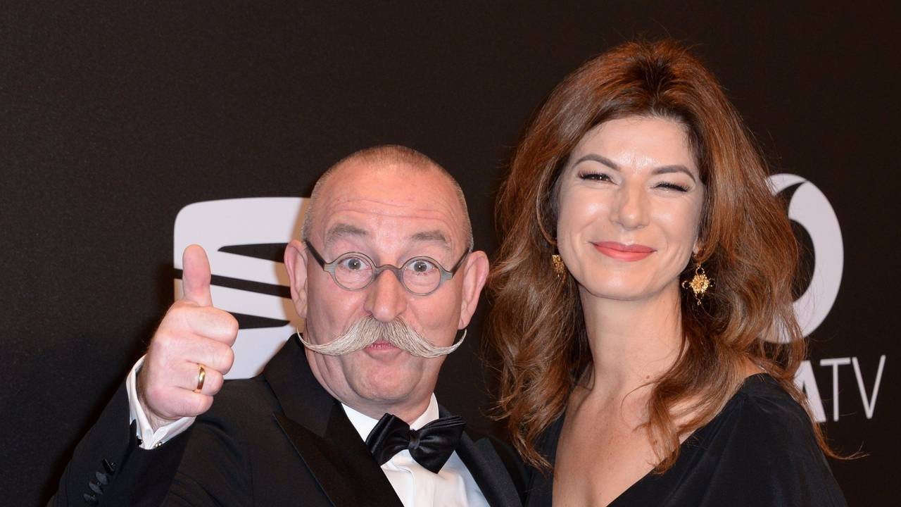 TV-Koch Horst Lichter und seine Frau Nada Lichter kommen zu der Verleihung der 52. Goldene Kamera, hier im März 2017 in Hamburg.