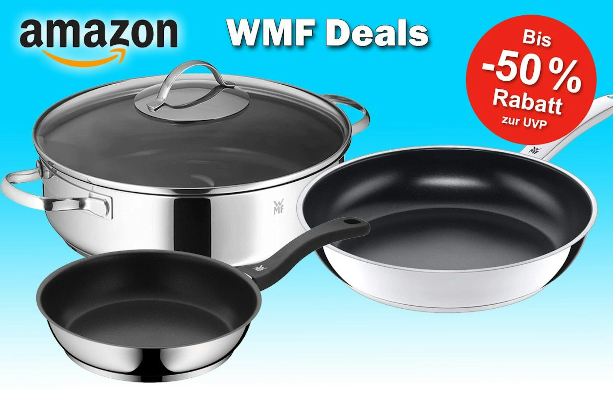 WMF Schmortopf, WMF Bratpfannen Devil und Durado Bilder.