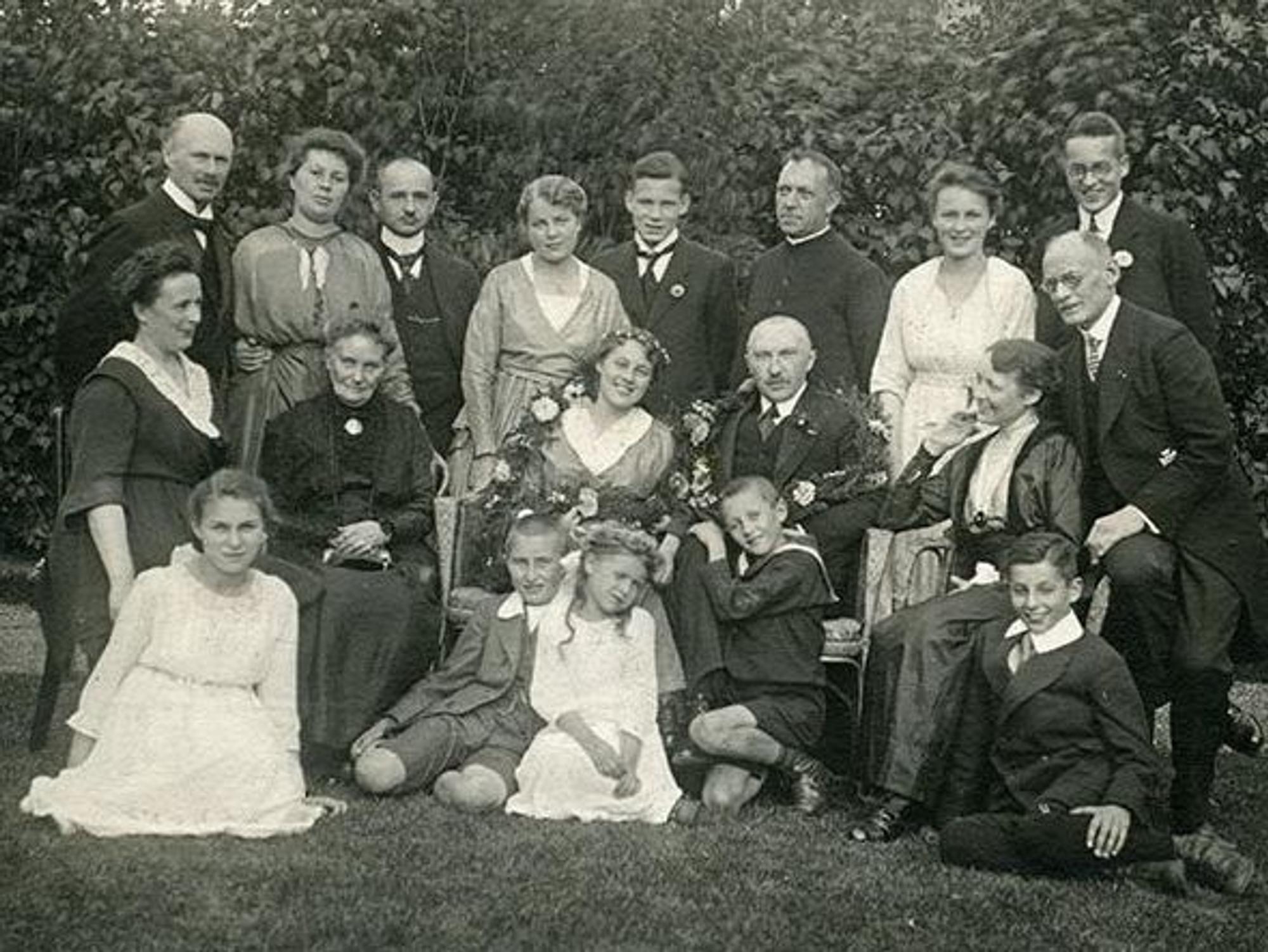 Hochzeit Konrad & Gussie Adenauer am 25. September 1919