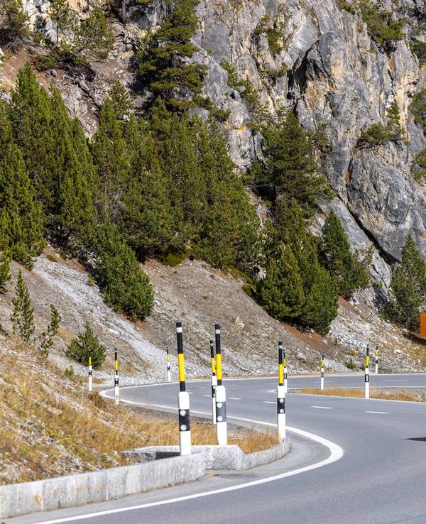 Zufahrt zum Schweizer Nationalpark, Zernez, Engadin, Graubünden, Schweiz
