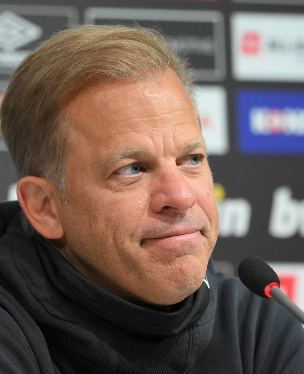 Markus Anfang auf der Pressekonferenz