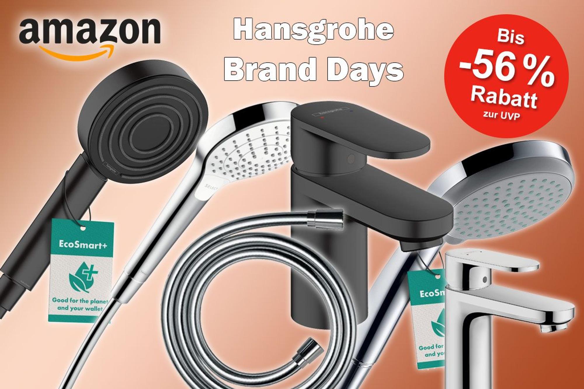 Hansgrohe wassersparende Duschköpfe, Küchen- und Bad-Armaturen, Wasserhahn und Duschschlauch