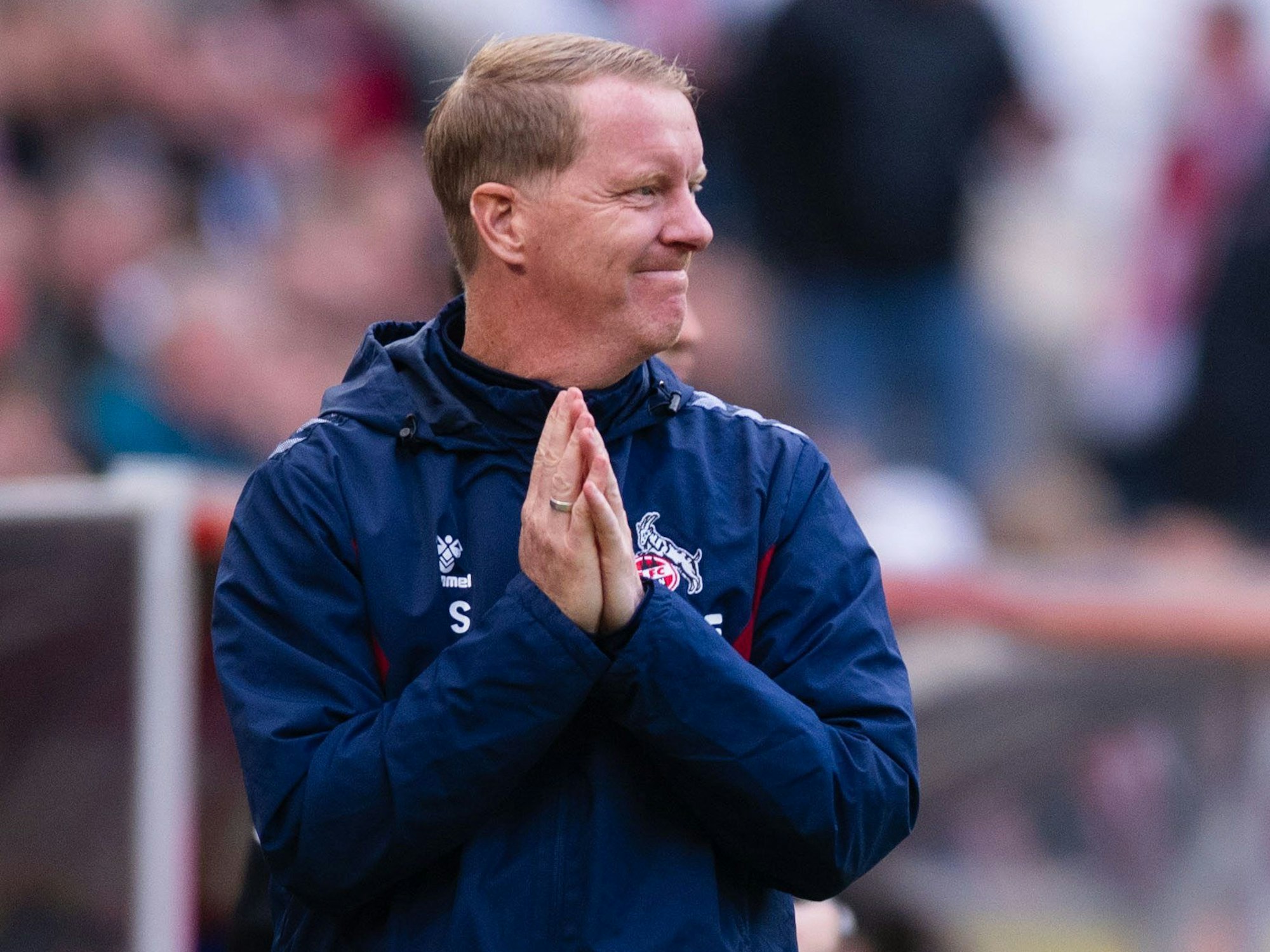 Timo Schultz beim Spiel gegen Darmstadt 98.