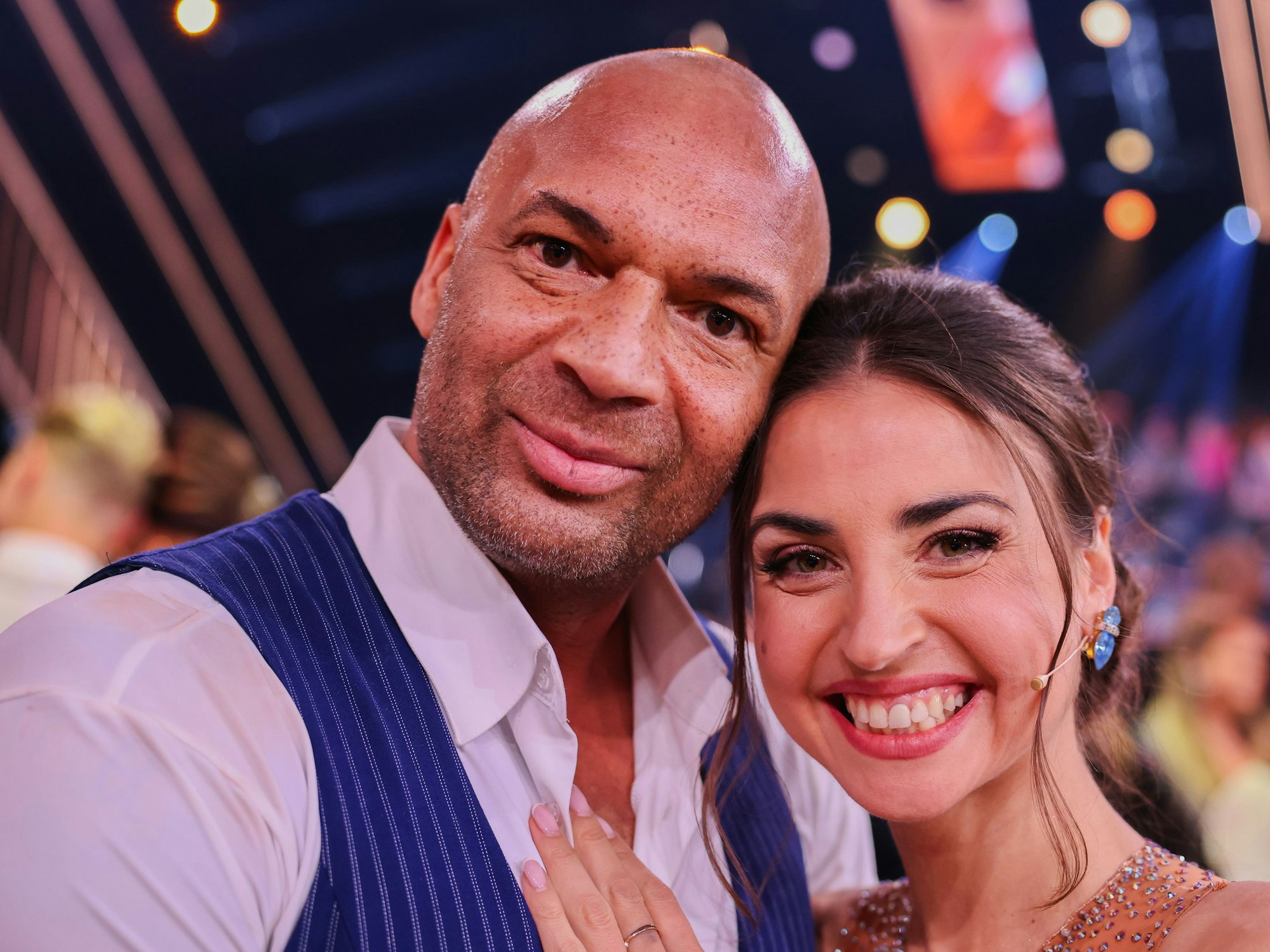 Detlef D! Soost, Coach, und Ekaterina Leonova, Profitänzerin, stehen in der RTL-Tanzshow „Let's Dance“ zum Auftakt der neuen Staffel auf dem Parkett im Coloneum.