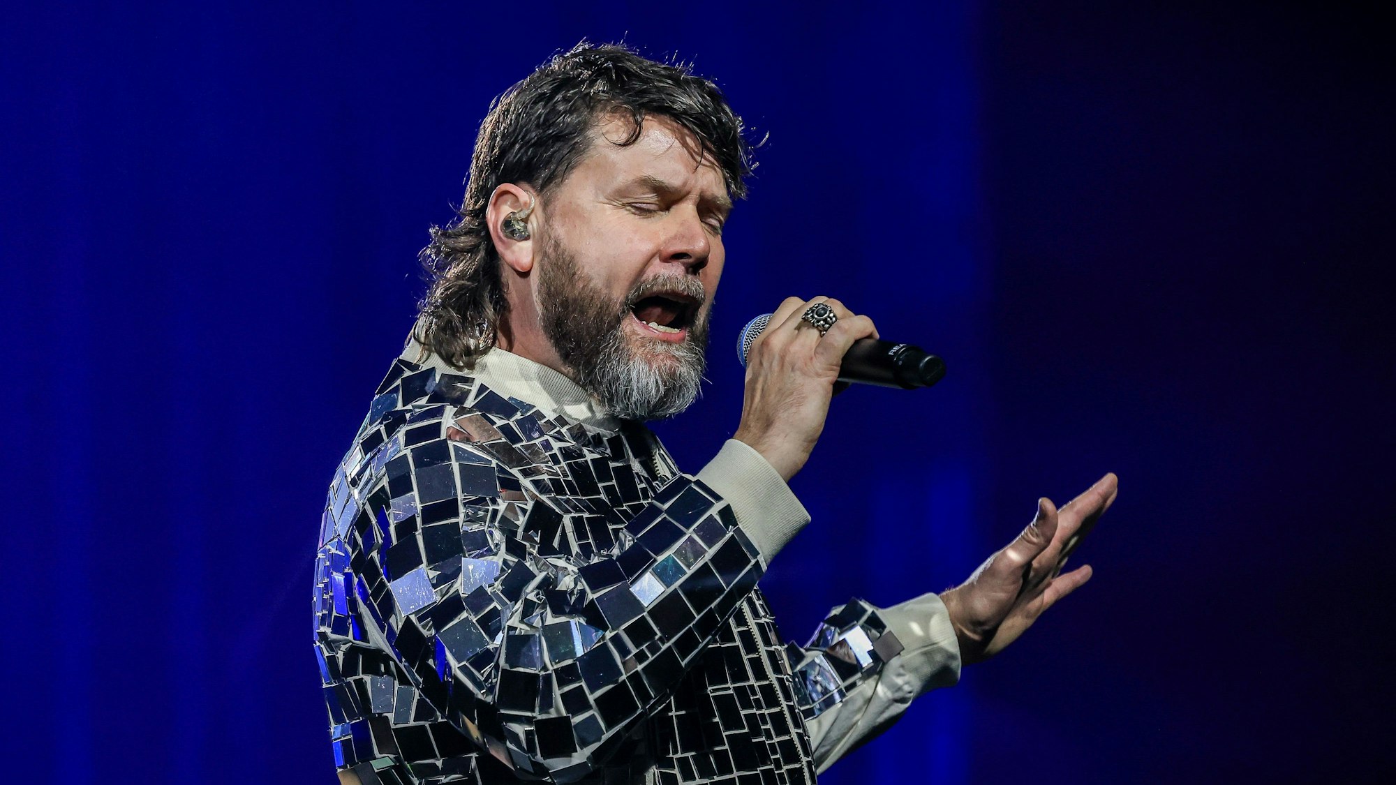 Rea Garvey trägt jetzt Vokuhila – hier bei seinem Auftritt in der Lanxess-Arena