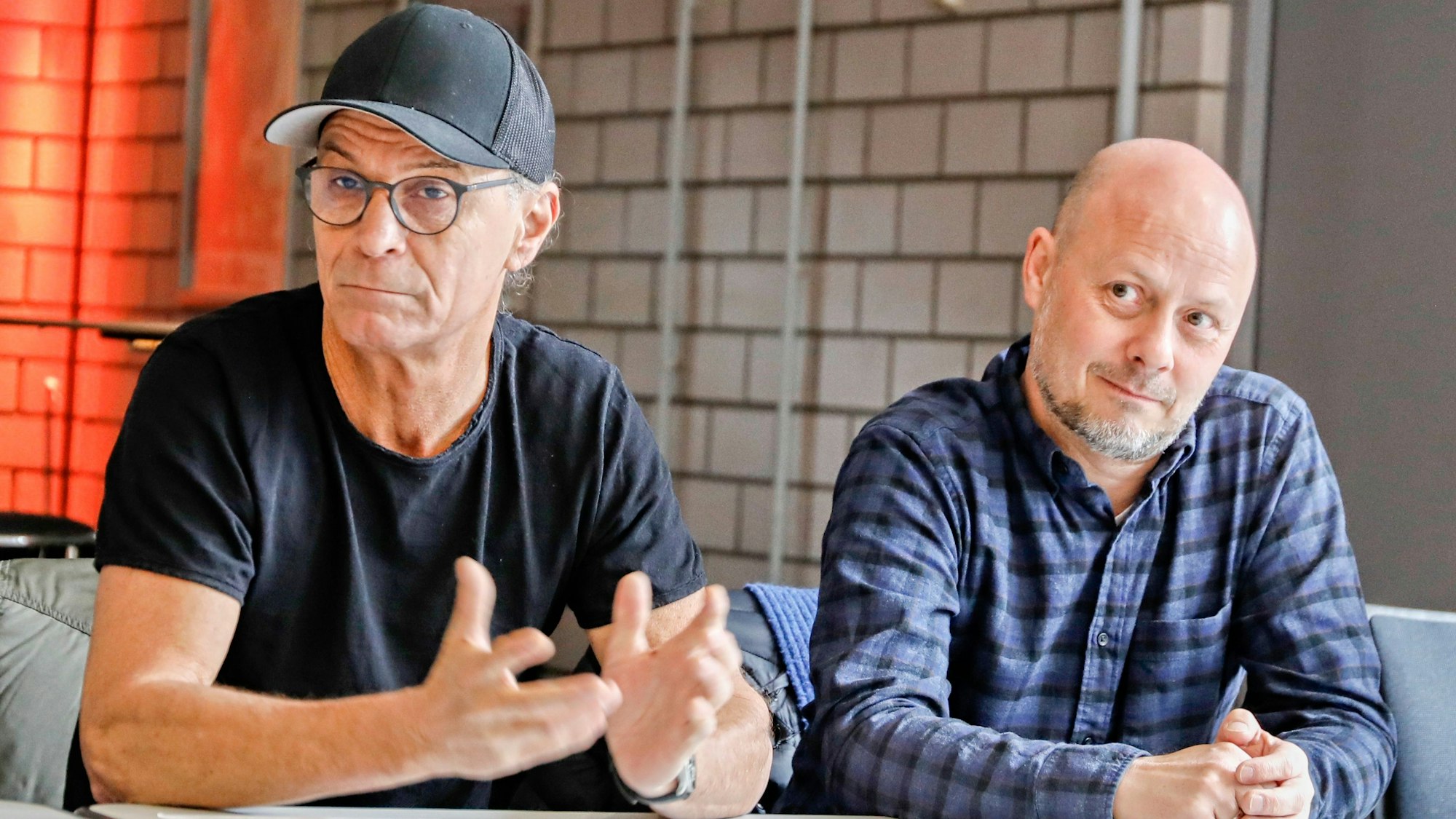 Peter Brings mit Kai Engel.