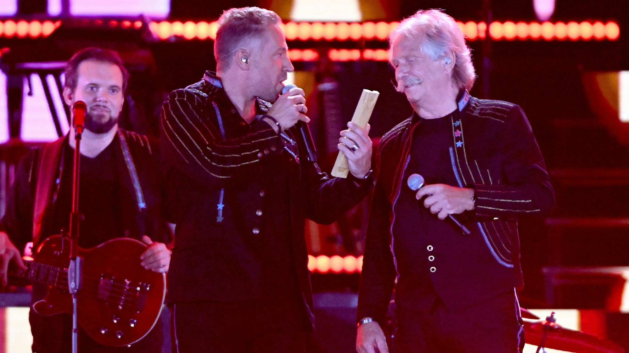 Henning Krautmacher mit Patrick Lück von den Höhnern.