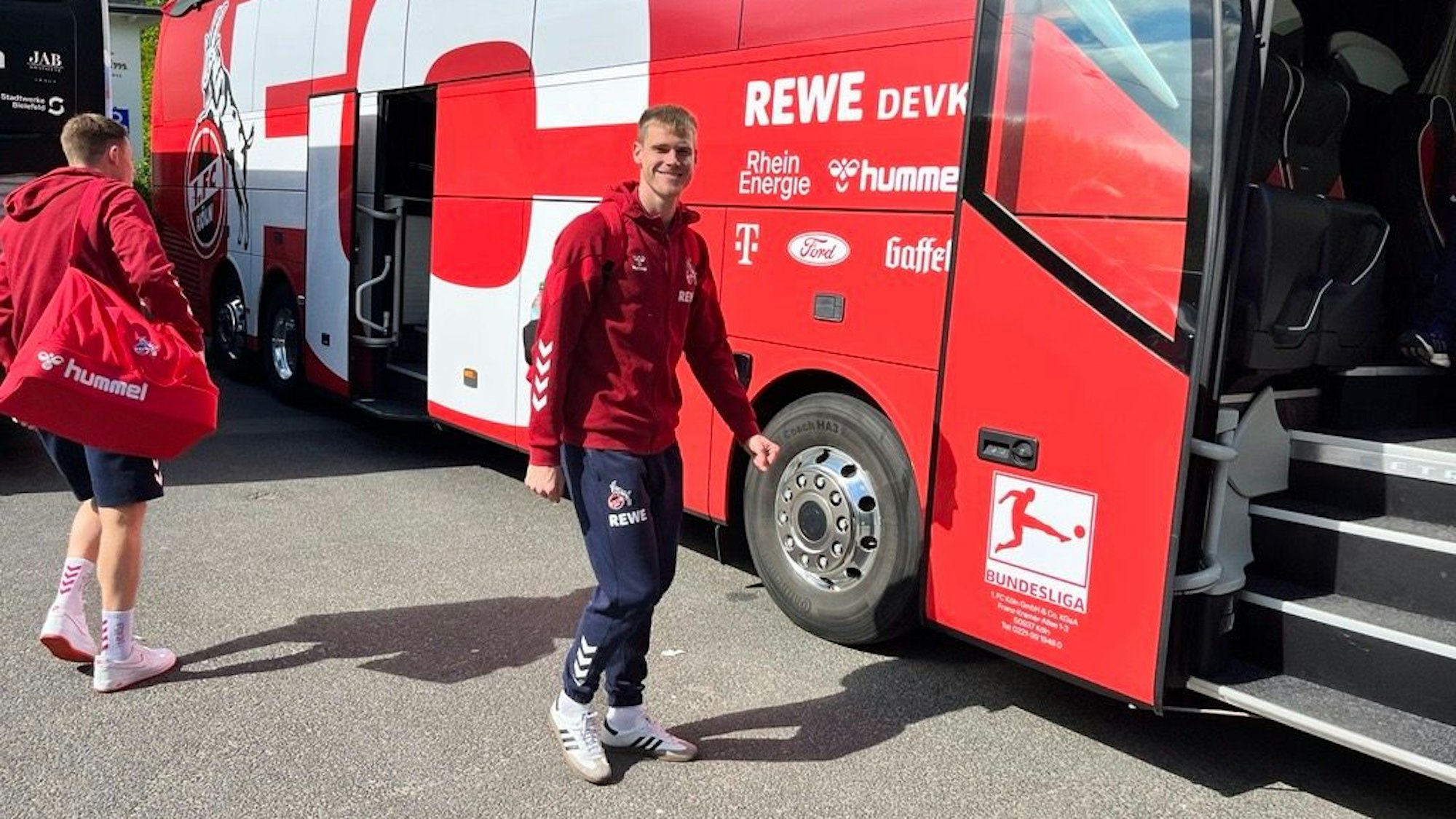 Steffen Tigges vor der Abfahrt nach Mainz.