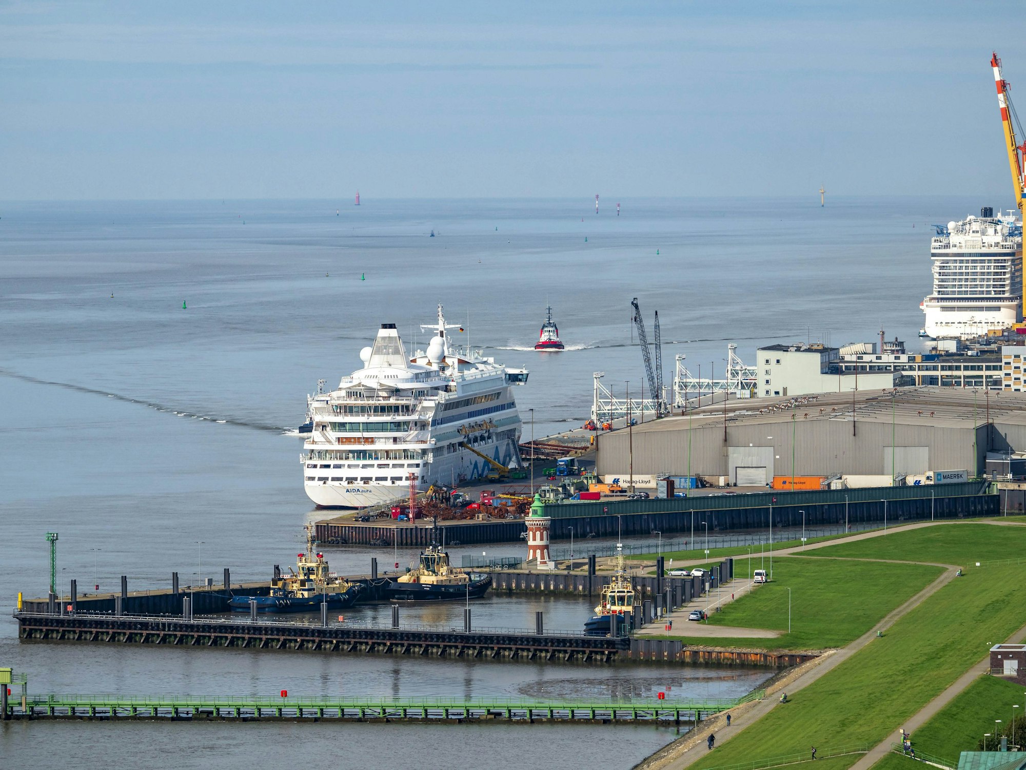 Das Bremerhavener Kreuzfahrt-Terminal an der Columbuskaje, hier im September 2023 (Symbolbild).