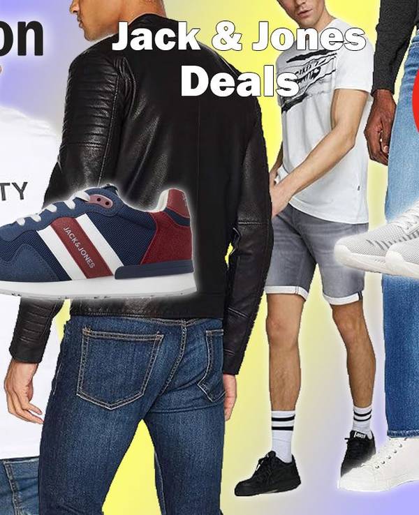 Jack & Jones Shirts, Sneaker, Lederjacke, Shorts getragen von Models.
