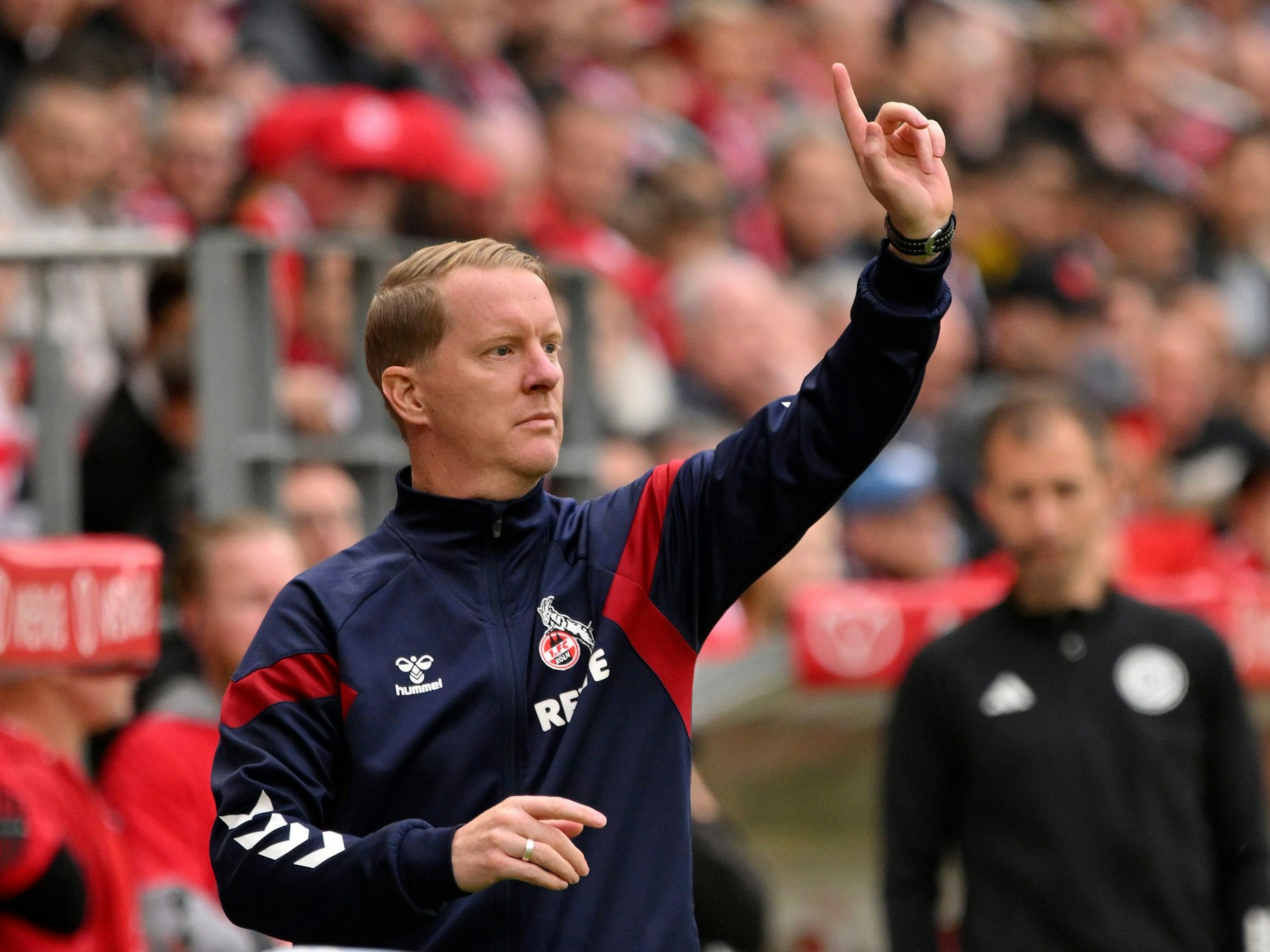Timo Schultz beim Unentschieden des 1. FC Köln in Mainz.