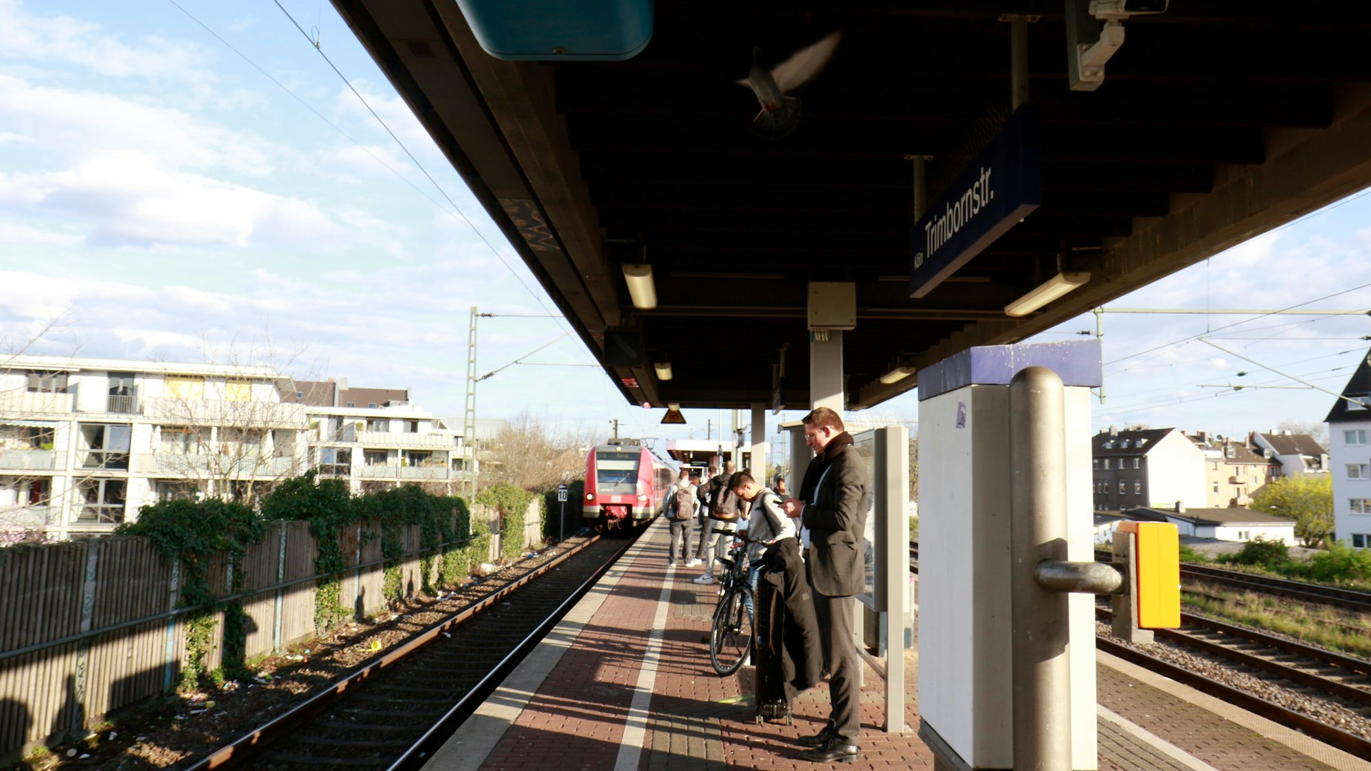 Die Haltestelle Trimbornstraße am 19. März 2024