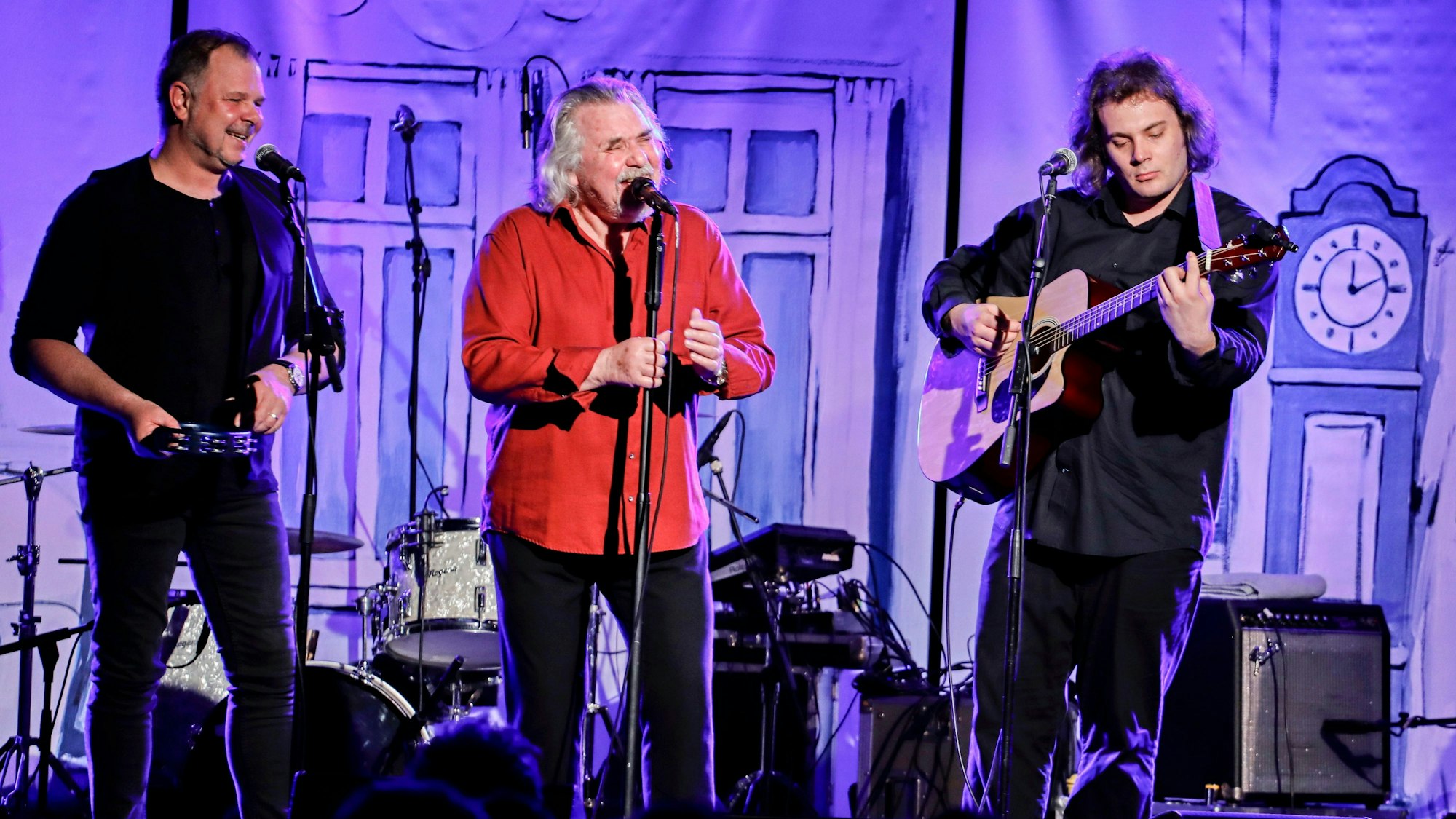 Tommy Engel mit Ilja und Robin.