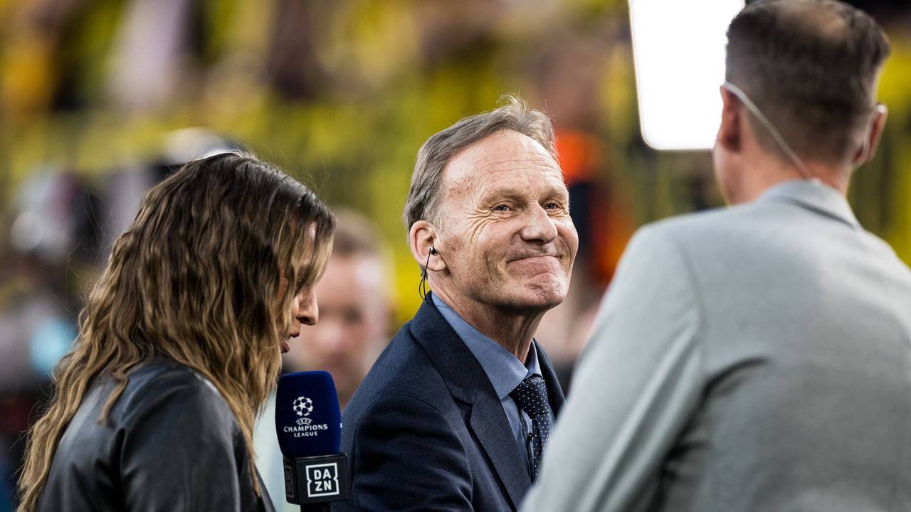 Hans-Joachim Watzke vor dem Halbfinale der Champions League zwischen Borussia Dortmund und Paris Saint-Germain im DAZN-Interview bei Laura Wontorra.