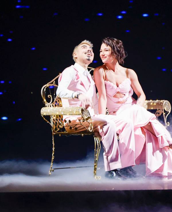 Tony Bauer und Anastasia Stan tanzen am 5. April in der RTL-Tanzshow „Let's Dance“ auf dem Parkett im Coloneum.