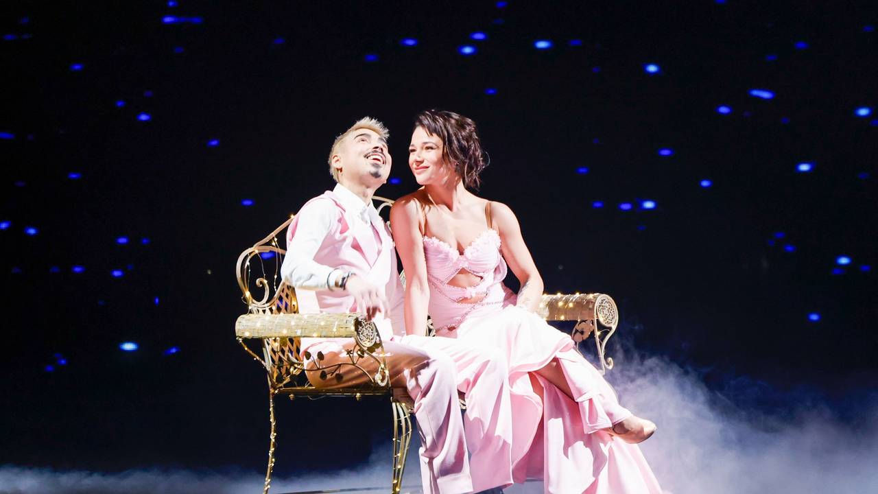 Tony Bauer und Anastasia Stan tanzen am 5. April in der RTL-Tanzshow „Let's Dance“ auf dem Parkett im Coloneum.