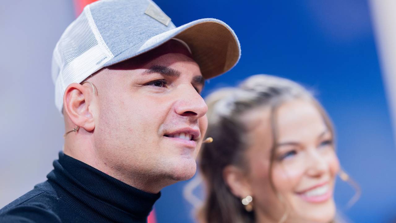 Pietro Lombardi und seine Verlobte Laura Maria Rypa nehmen am RTL-Spendenmarathon 2023 teil. +++ dpa-Bildfunk +++