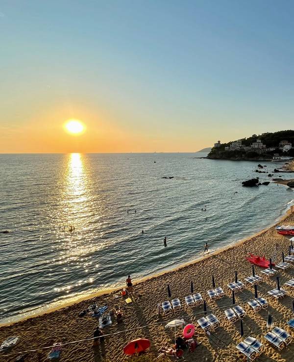 Der Strand von Rosignano Marittimo.