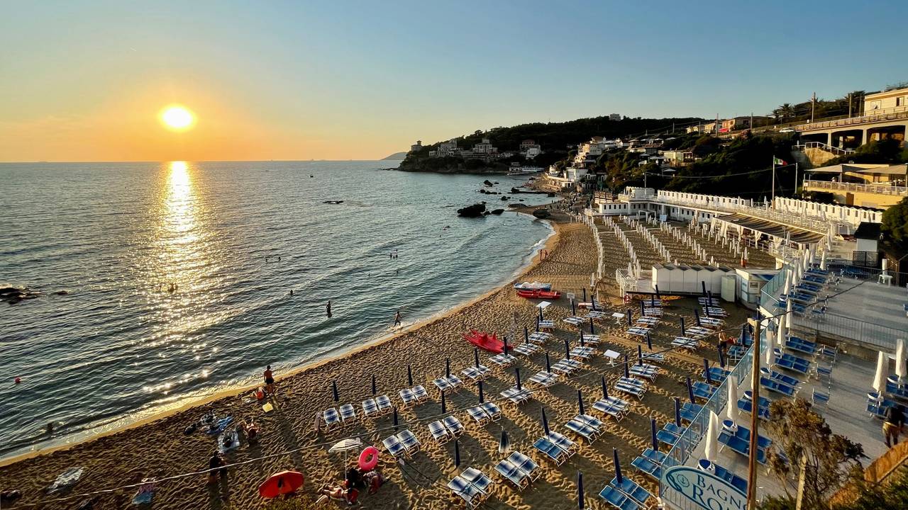 Der Strand von Rosignano Marittimo.