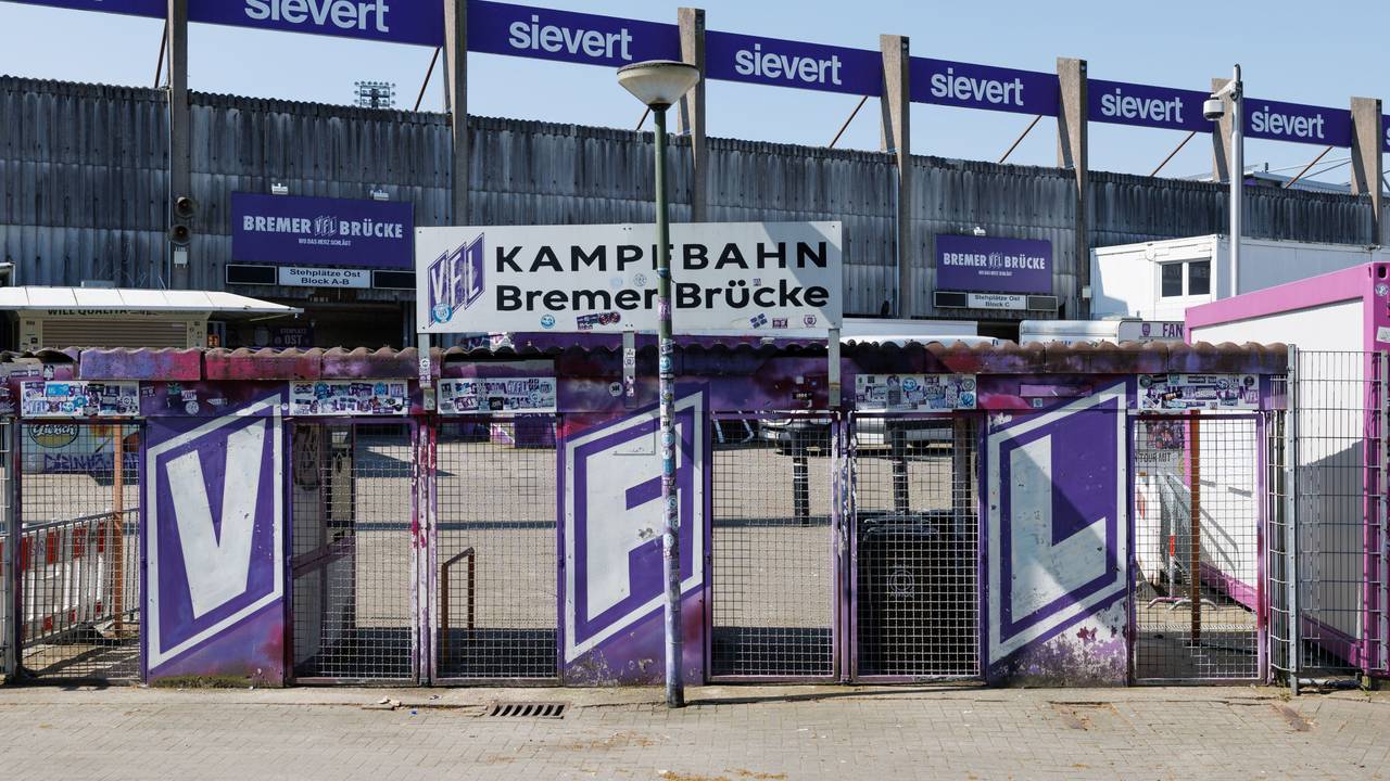 Einlass des Stadions in Osnabrück.