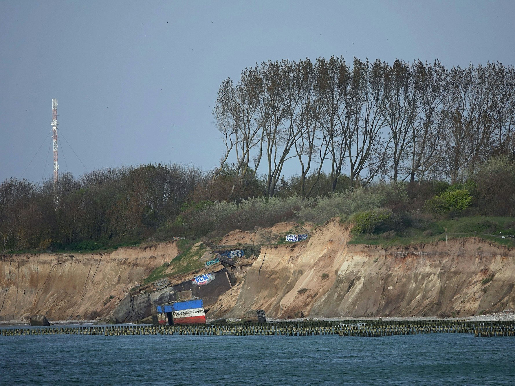 Steilküste am Ostseebad Wustrow.
