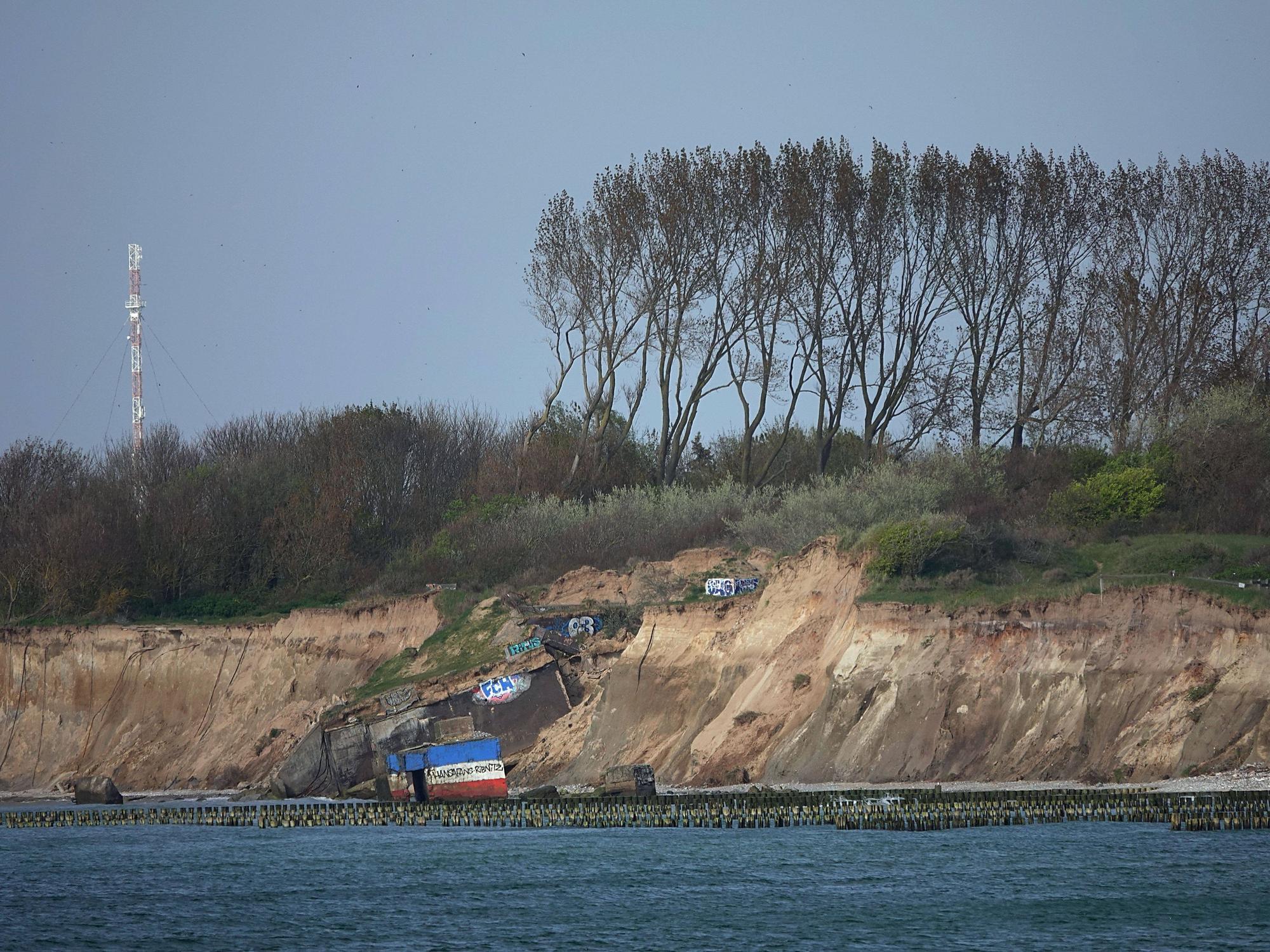 Steilküste am Ostseebad Wustrow.
