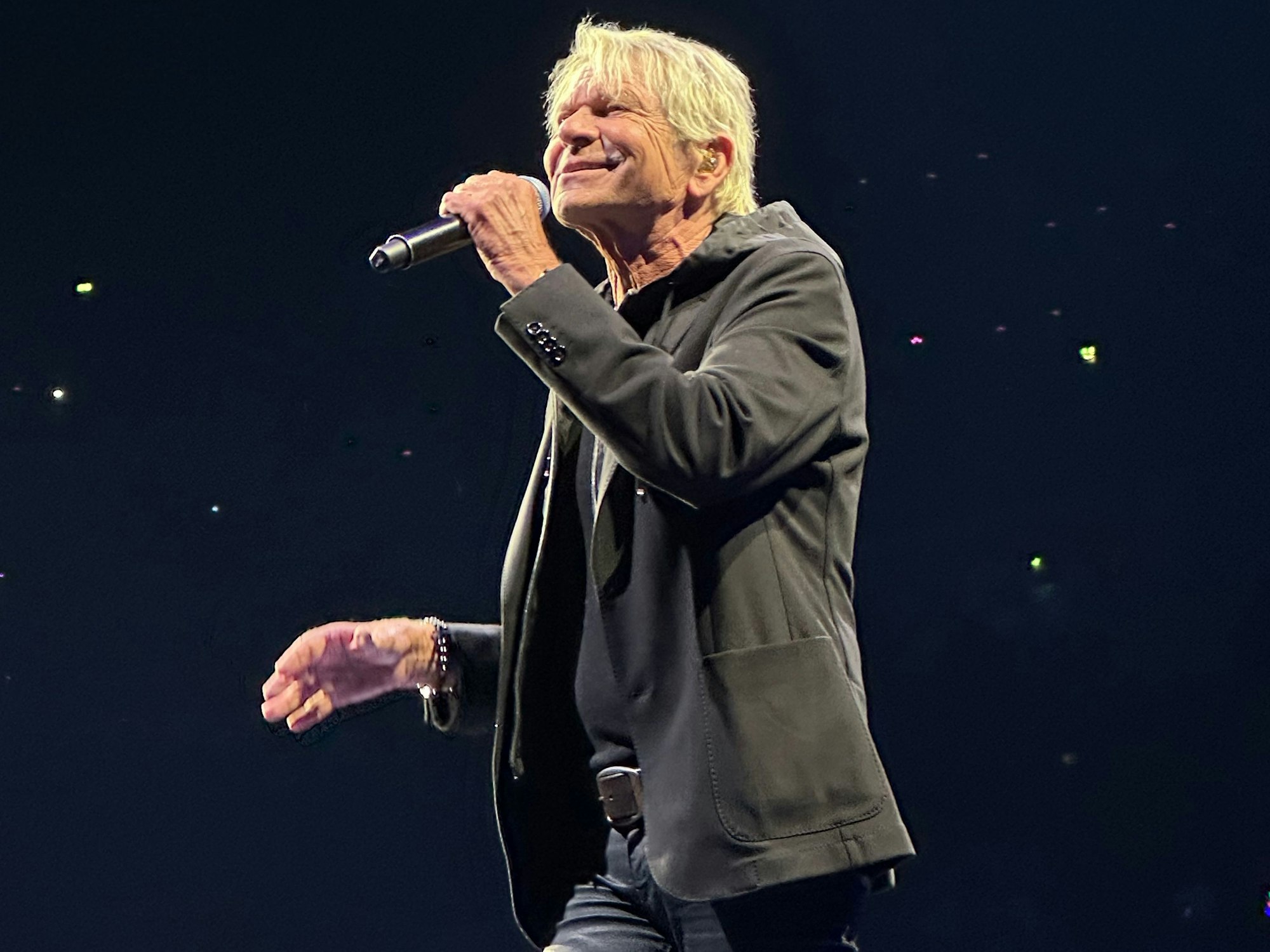 Matthias Reim bei seinem Auftritt in Köln.