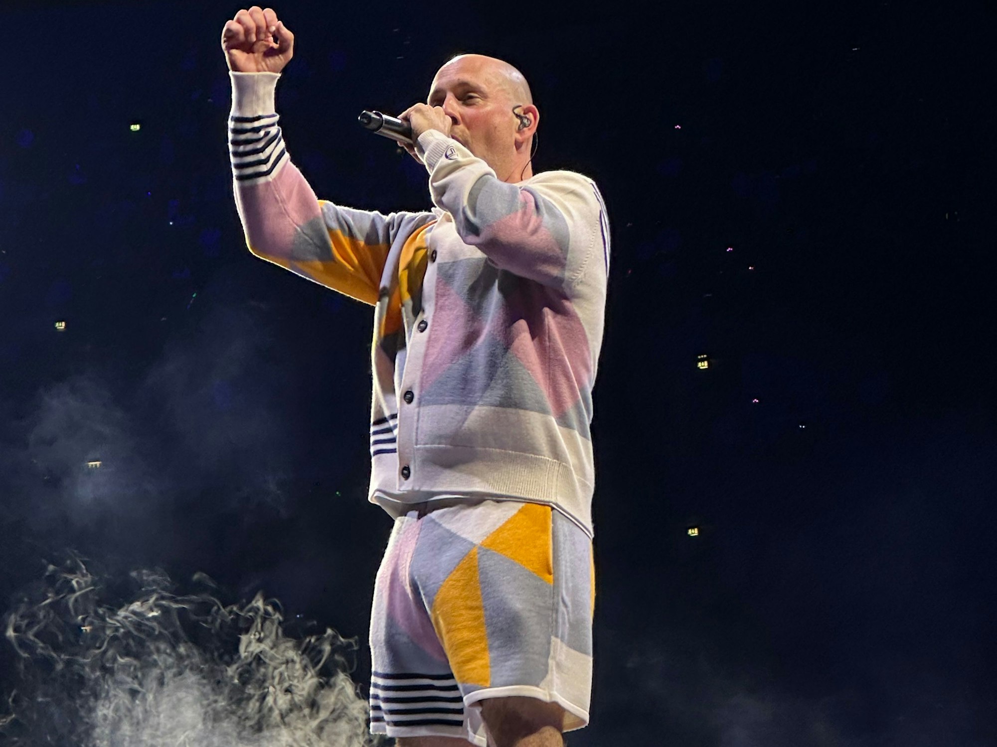 Oli.P beim Auftritt in Köln.