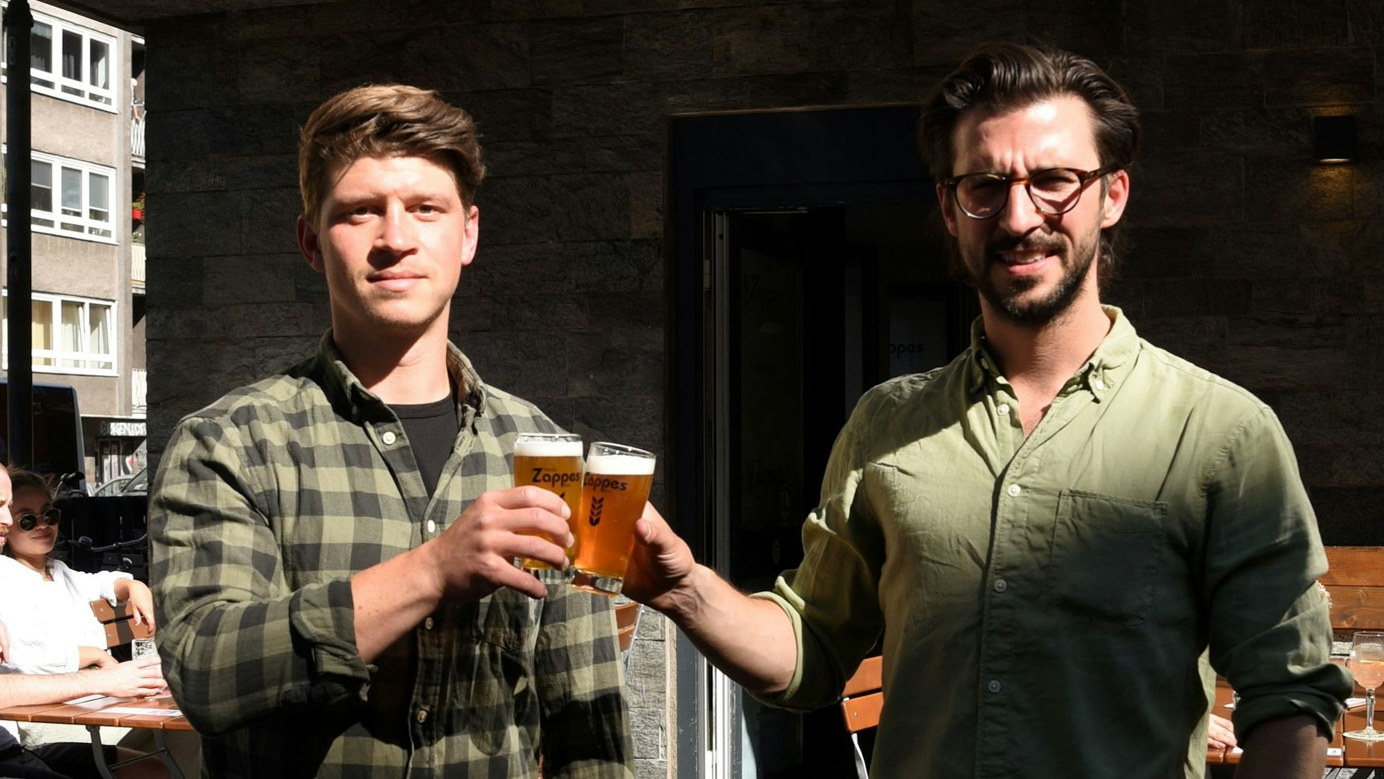 Die Zappes-Chefs Nicolas Lutz (li.) und Maximilian Koeser.