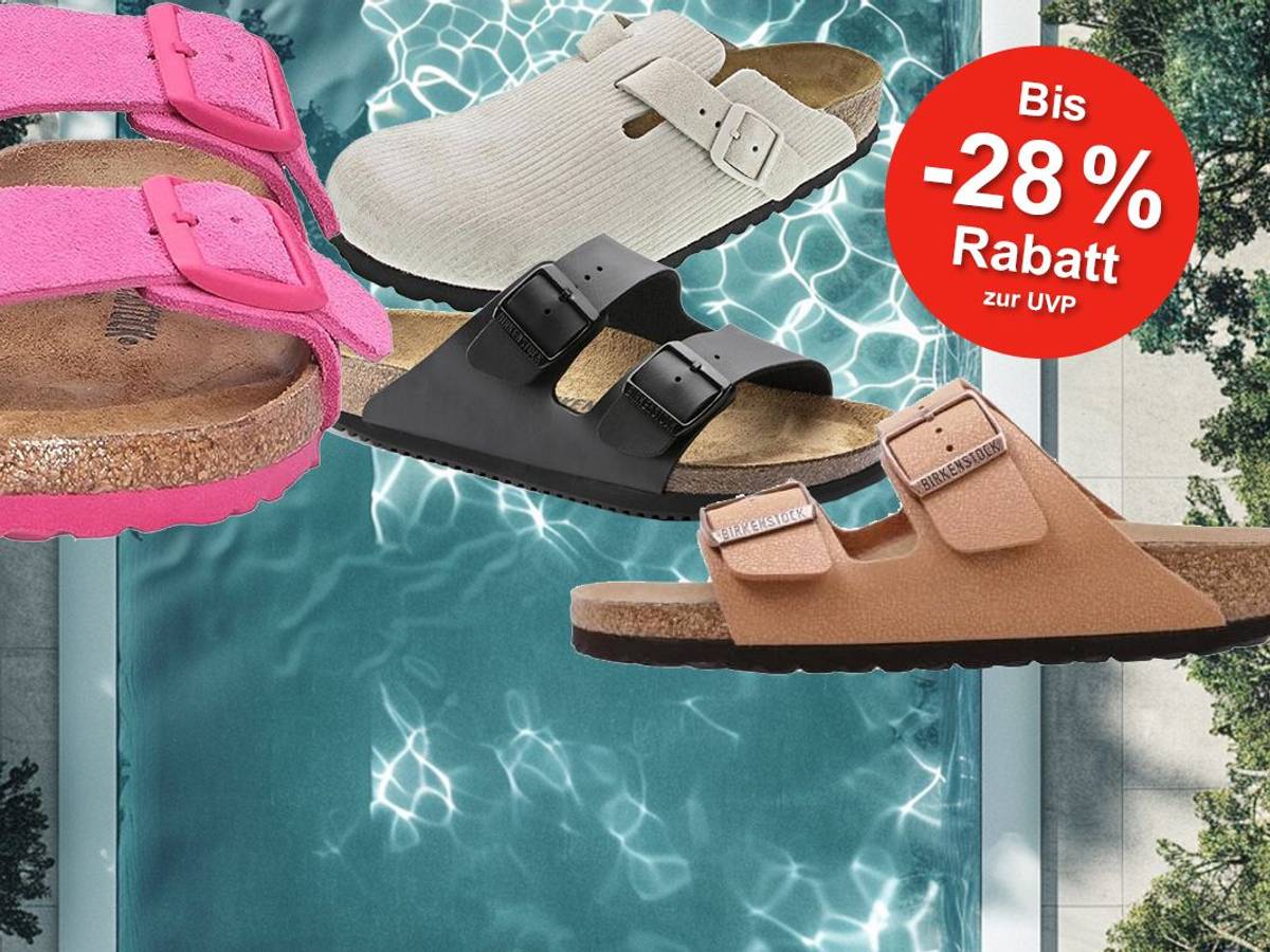 Birkenstock Angebote bei Amazon. Spare bis zu 28% auf die angesagten Sandalen.